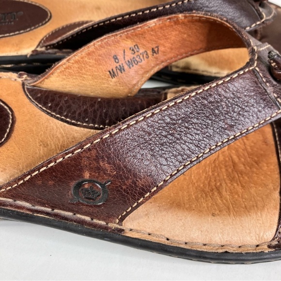 Born leather flip flops size 8 - Picture 2 of 7
